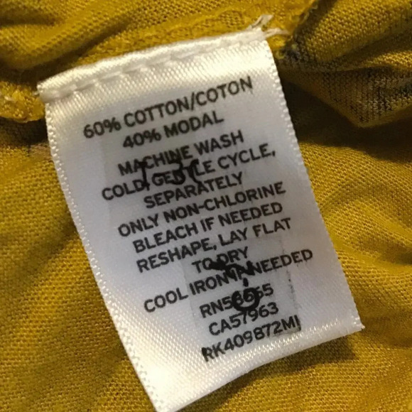 NEW Susina Women's Size Small Square Neck Falling Bouquets Yellow Floral Top - Picture 4 of 5